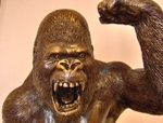 King Kong (bronze) face