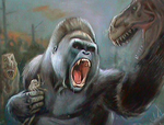 Kong vs T-Rex