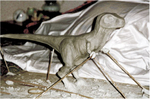 Raptor sculpture